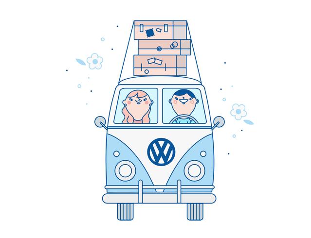 Free Road Trip Vector 639x490 Free Road Trip Vector