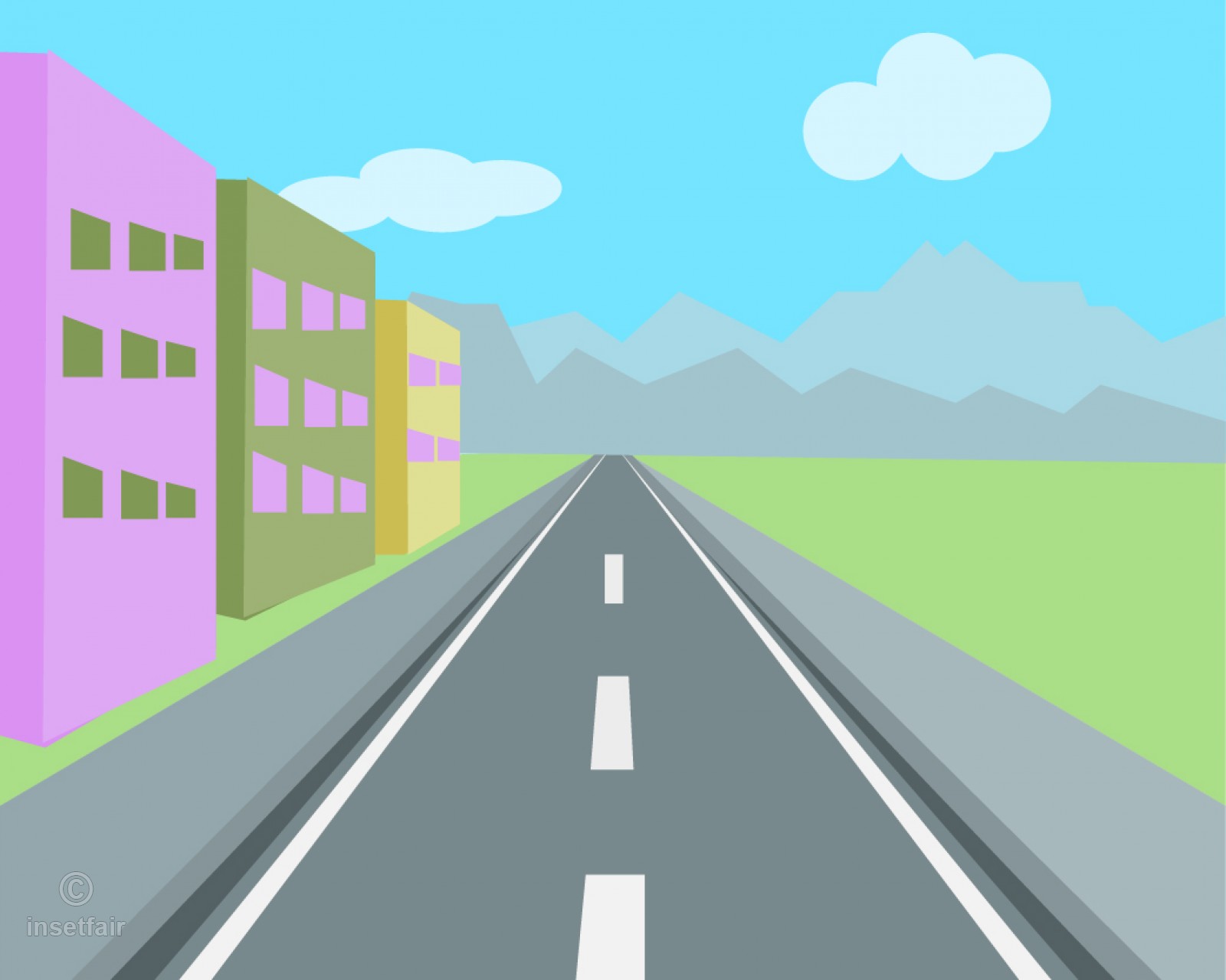 1600x1280 Outer Ring Road Vector Illustration For Free Download