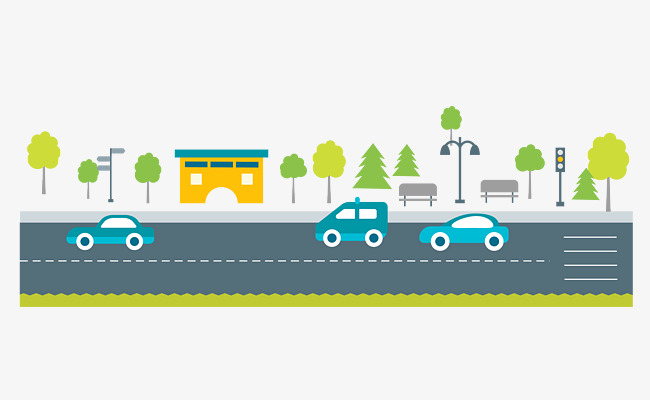 650x400 Download Free Png Cars On The Road, Road Vector, Road Clipart