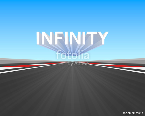 500x400 Track Road To Infinity, Road Vector Highway Vector Illustration
