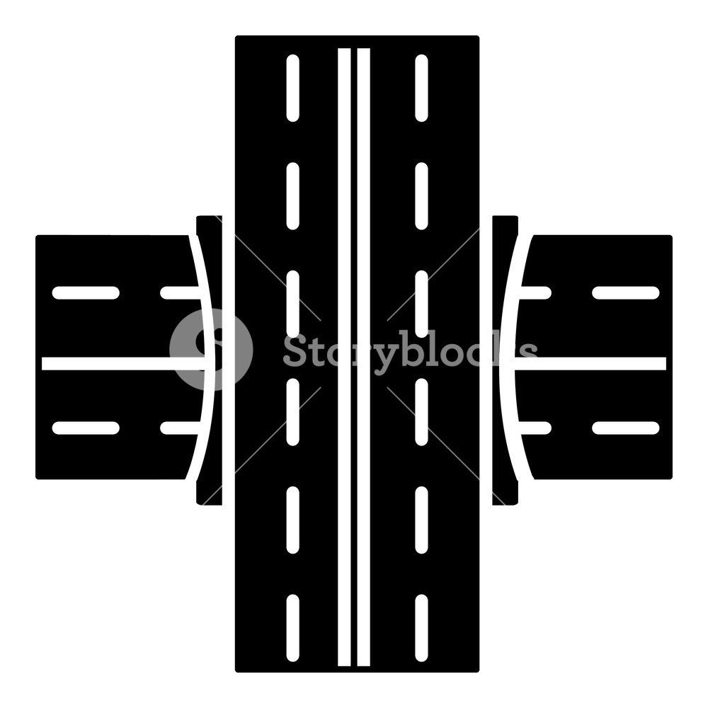 1000x1000 Bridge Over Roadicon Simple Illustration Of Bridge Over Road