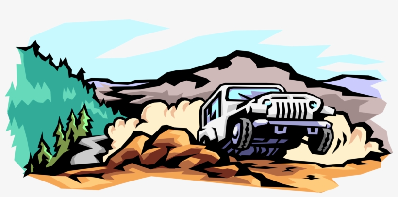 Vector Illustration Of Jeep Sports Utility Off Road 820x406 Vector Illustration Of Jeep Sports Utility Off Road