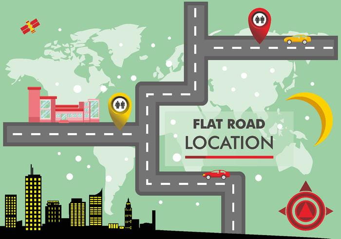 700x490 Free Roadmap And Navigation Vectors Free Graphics