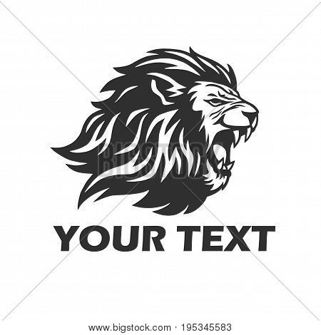 Lion Head Roaring Mascot Logo Template Vector Logos Lion 450x470 Lion Head Roaring Mascot Logo Template Vector Logos Lion