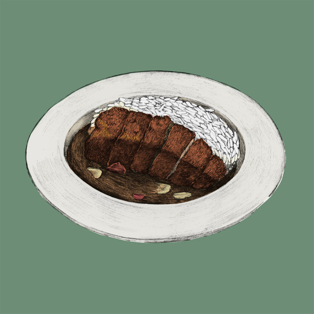 626x626 Illustration Of Japanese Roasted Beef Vector Premium Download