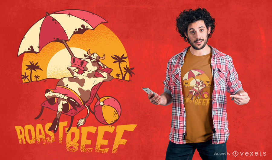 900x529 Roast Beef T Shirt Design