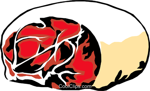 480x293 Roast Beef Royalty Free Vector Clip Art Illustration