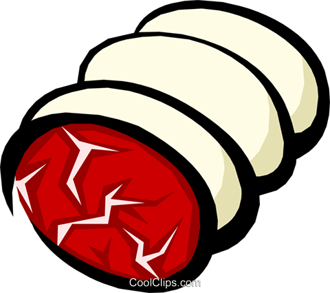 480x426 Roast Beef Royalty Free Vector Clip Art Illustration