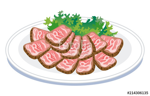 500x322 Roast Beef Clip Art Stock Image And Royalty Free Vector