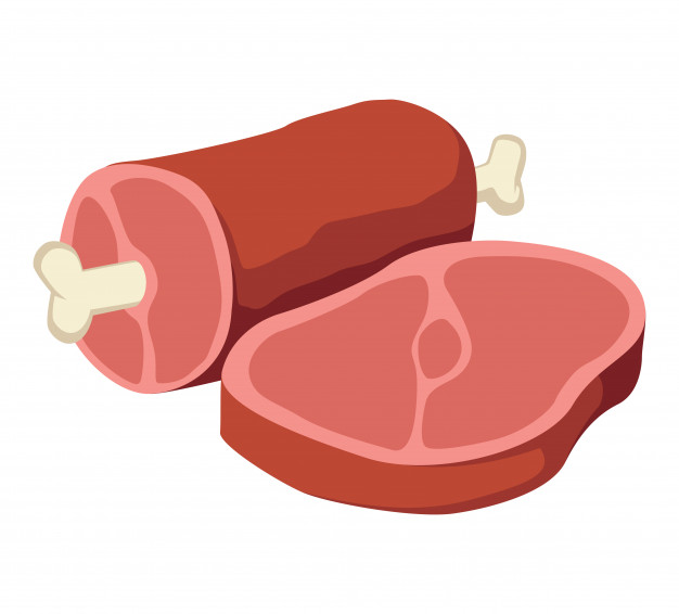 626x566 Cut Of Meat Vector Premium Download