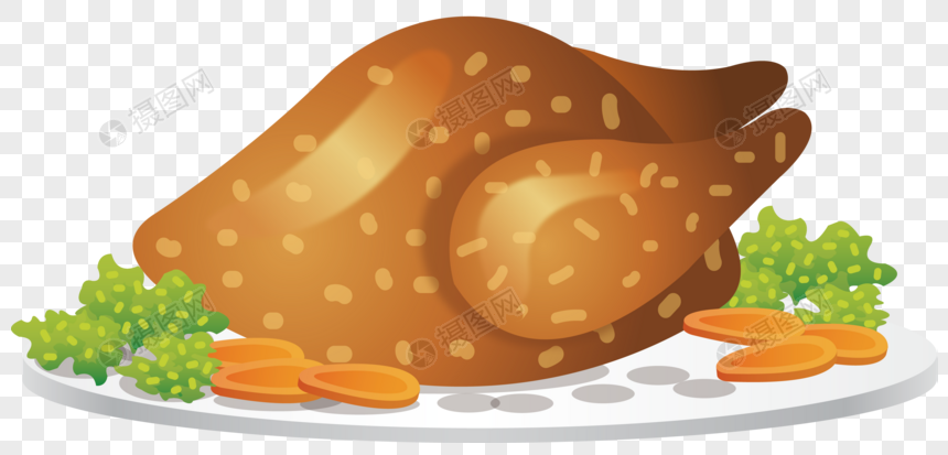 860x413 Solid Food Roast Chicken Vector Elements Png Image Picture Free