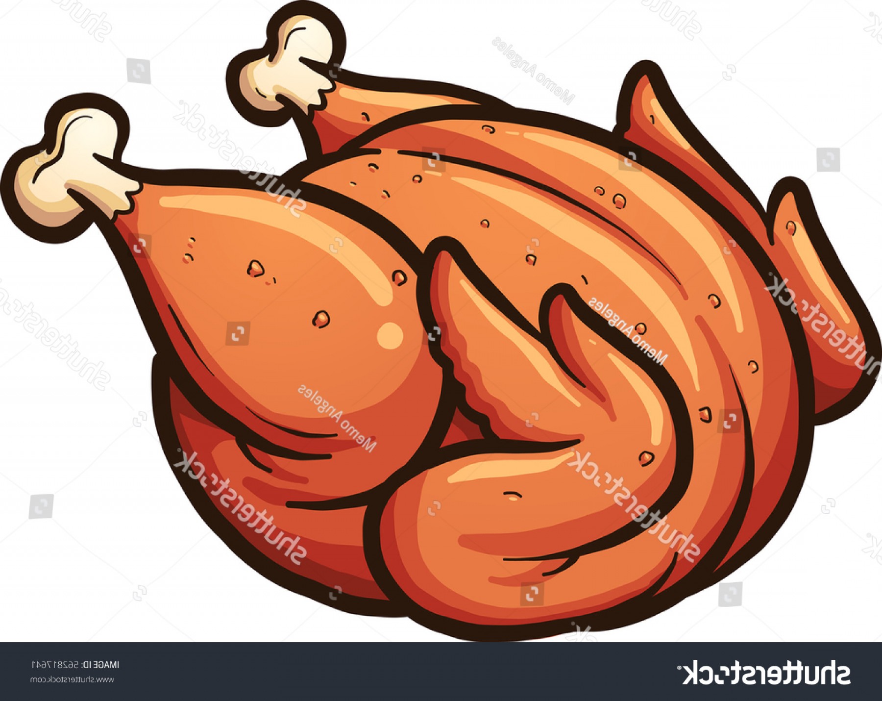 1800x1430 Cartoon Roasted Chicken Vector Clip Art Soidergi