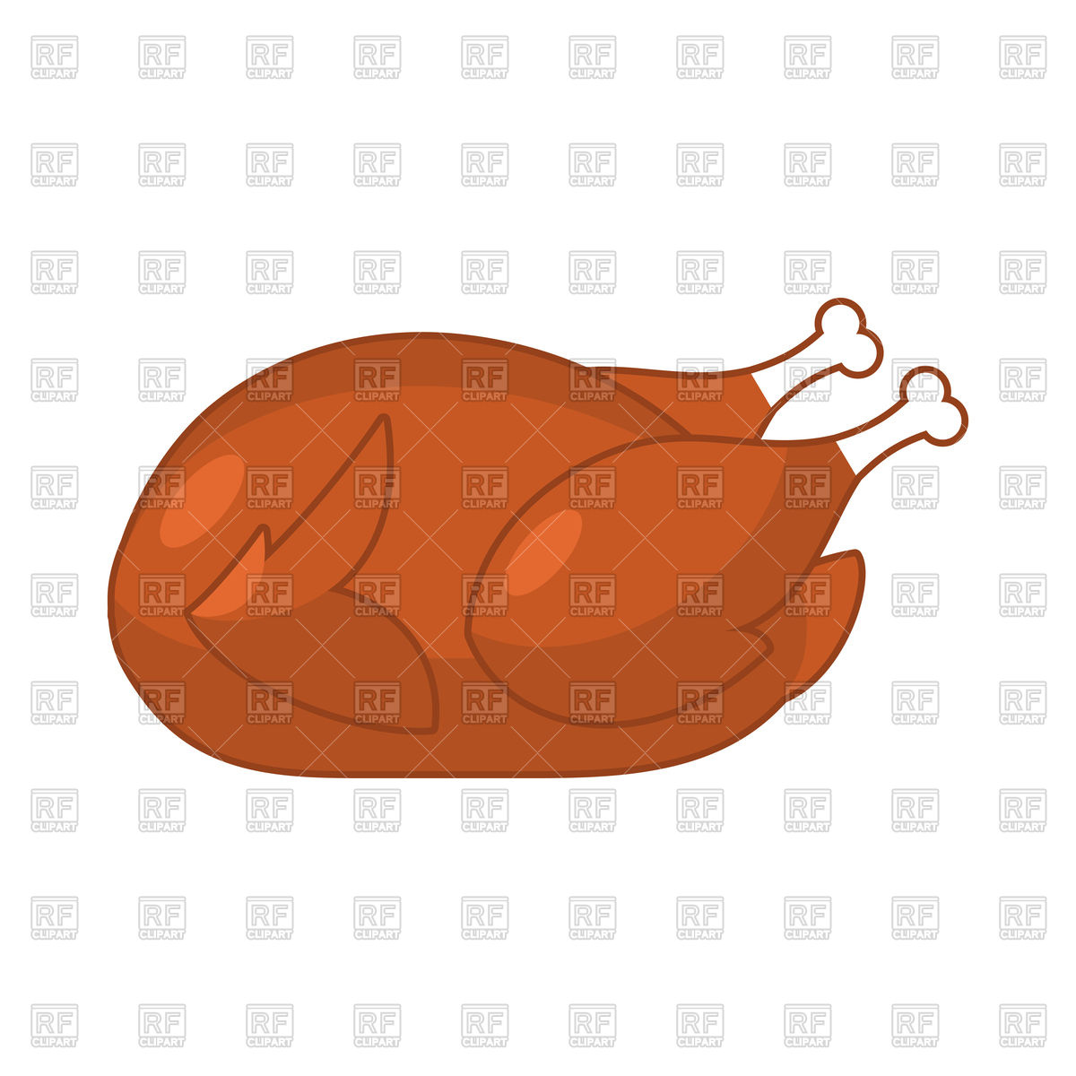 1200x1200 Roast Turkey Vector Image Of Food And Beverages Maryvalery