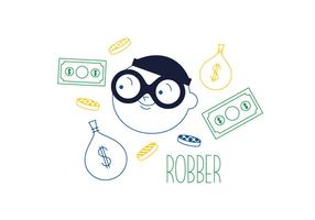 Robber Free Vector Art 286x200 Robber Free Vector Art