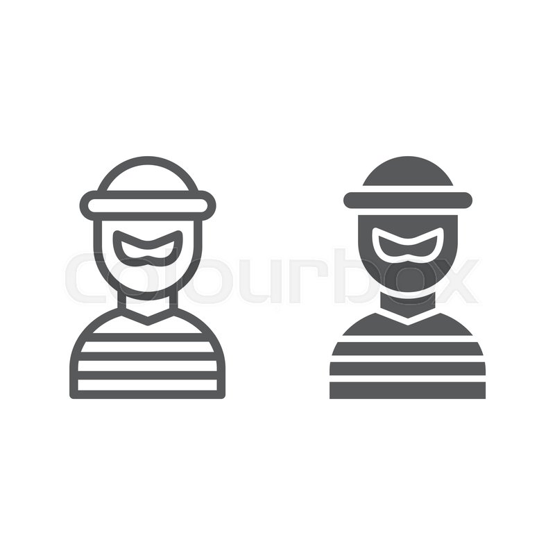 Robber Line And Glyph Icon, Burglar Stock Vector Colourbox 800x800 Robber Line And Glyph Icon, Burglar Stock Vector Colourbox