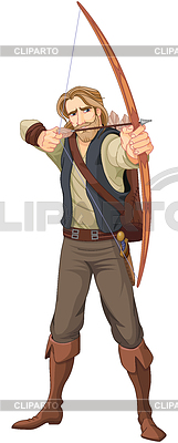 Robin Hood Stock Vector Graphics Cliparto 161x400 Robin Hood Stock Vector Graphics Cliparto