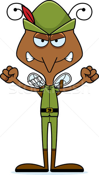 Cartoon Angry Robin Hood Mosquito Vector Illustration Cory 339x600 Cartoon Angry Robin Hood Mosquito Vector Illustration Cory