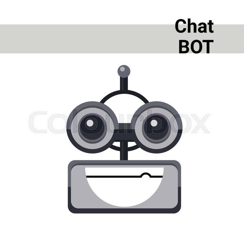 800x800 Cartoon Robot Face Smiling Cute Stock Vector Colourbox