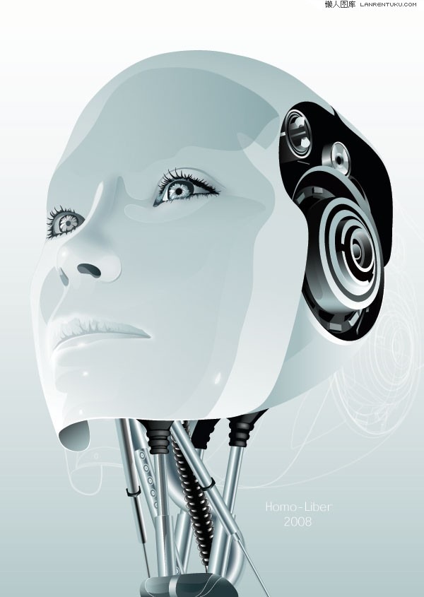 600x845 Vector Robot My Free Photoshop World