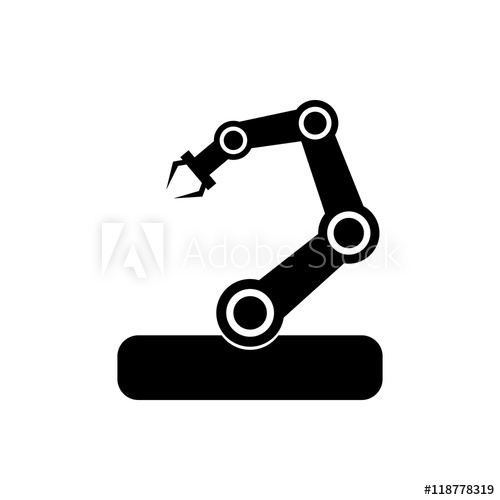 500x500 Robot Hand Vector Icon