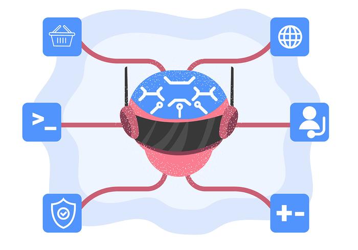 Artificial Intelligence With Robot Head Vector 700x490 Artificial Intelligence With Robot Head Vector