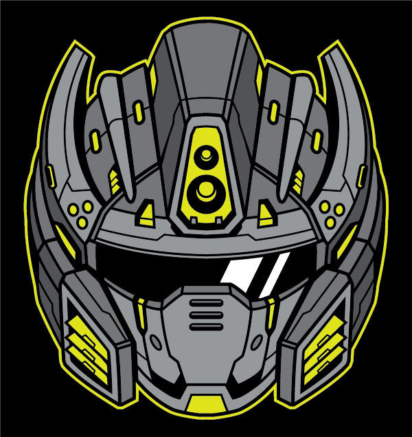 Create A Futuristic Robot Helmet In A Line Art Style In Adobe 600x636 Create A Futuristic Robot Helmet In A Line Art Style In Adobe