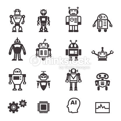 416x416 Robot Icons, Mono Vector Symbols Stuff Robot Icon, Robot