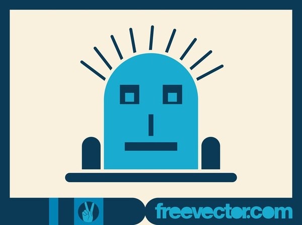 600x448 Robot Free Vector
