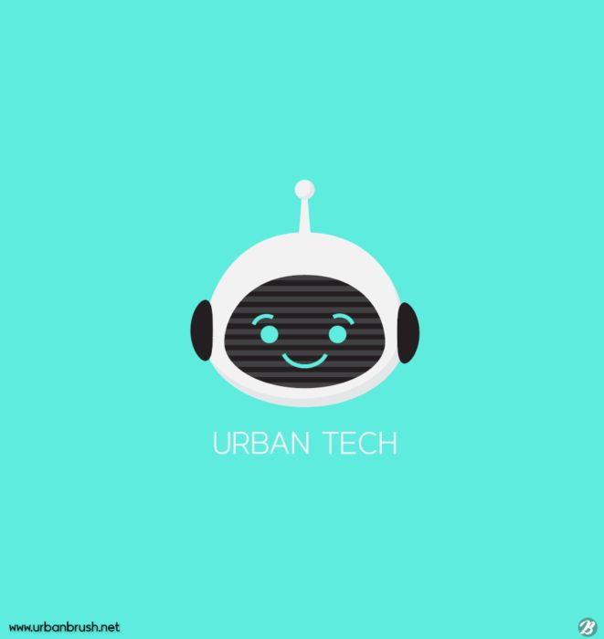 661x700 Vector Robot Robot Logo Illustration Free Vector Download