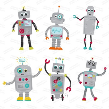 350x350 Premium Robots Gears Clip Art With Vectors