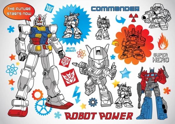 600x425 Robot Vectors Free Vector In Adobe Illustrator