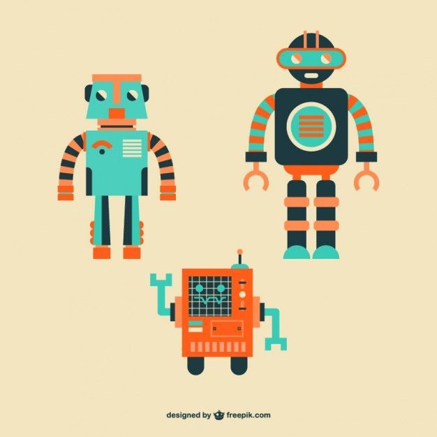 626x626 Vector Robot Cute Robots Set Free Vector Art In Vector