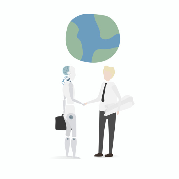 626x626 Illustration Of Robot Vector Graphic Vector Free Download