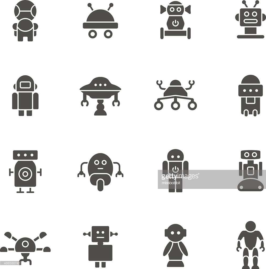 1012x1024 Robot Icon Vector