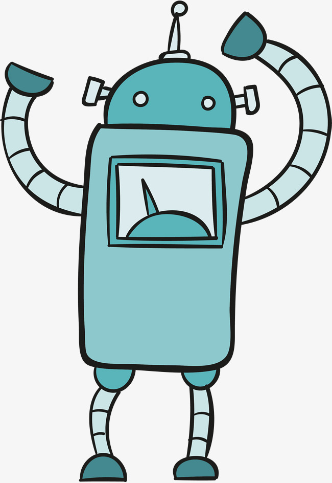 650x944 Green Cartoon Robot, Vector Png, Robot