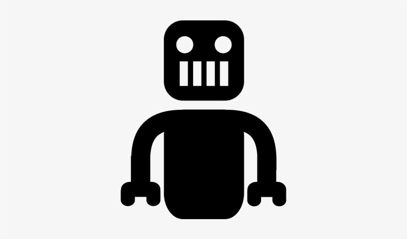 820x481 Smiling Robot Vector