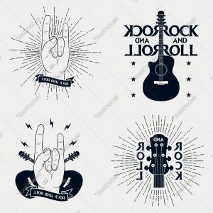 300x300 Rock N Roll Vector Design Hoodamathrun