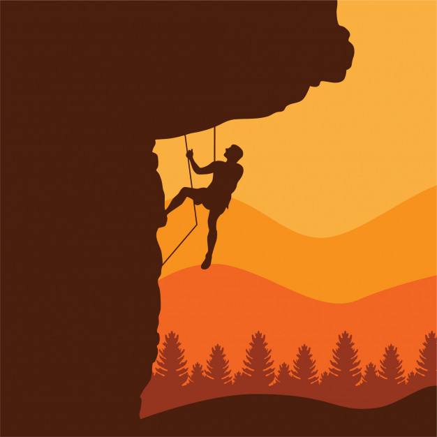 Rock Climbing  Vector at Vectorified com Collection of 