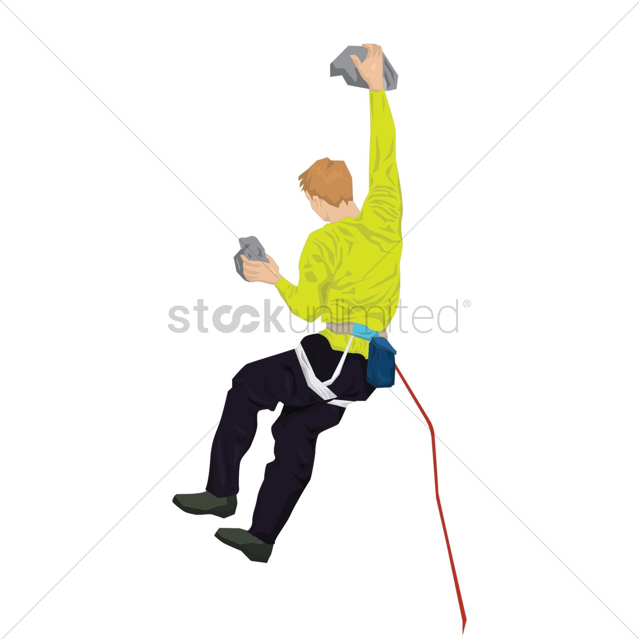 Rock Climbing Vector Image 1300x1300 Rock Climbing Vector Image