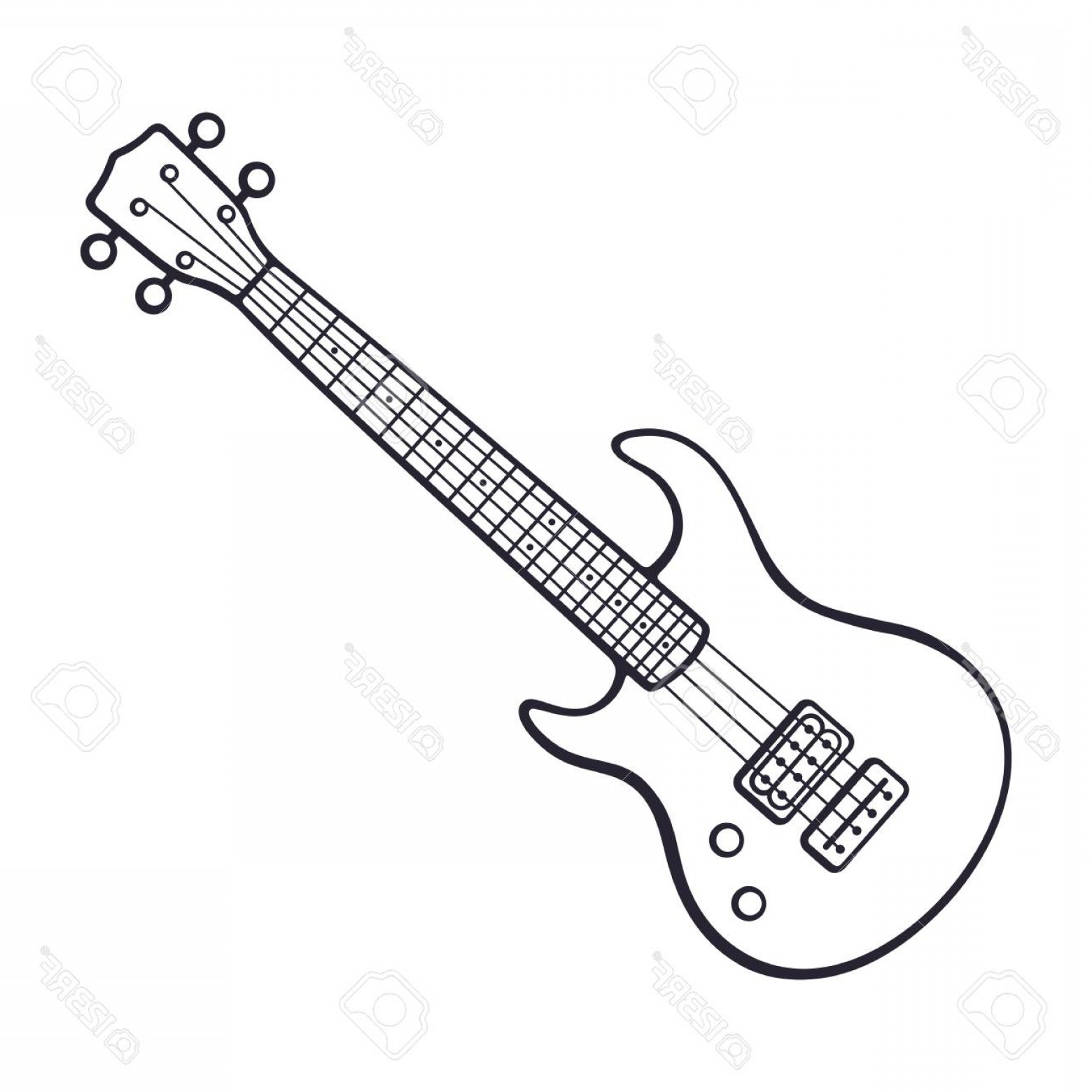 Rock Guitar Vector at Vectorified.com | Collection of Rock Guitar ...