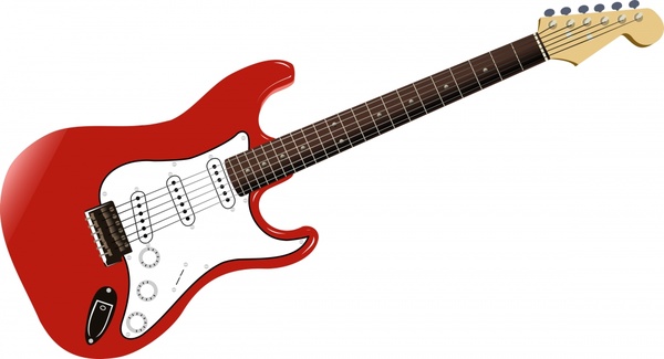 600x325 Rock Guitar Free Vector In Open Office Drawing