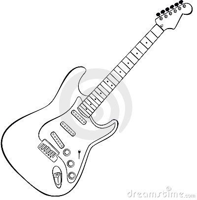 400x406 Rock Guitar Vector