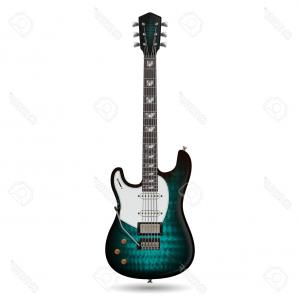 300x300 Stock Illustration Realistic Acoustic Guitar Vector Illustration