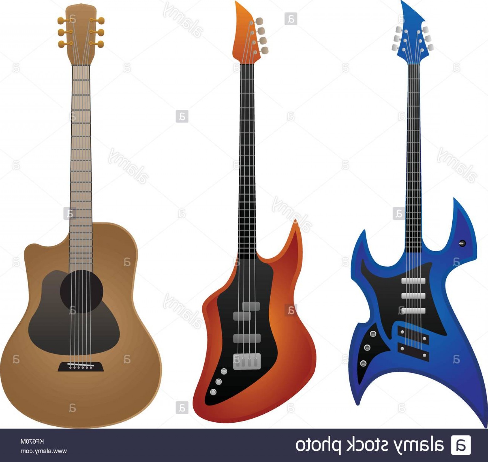 1560x1478 Stock Image Electric Rock Guitar Bass Guitar And Acoustic Guitar