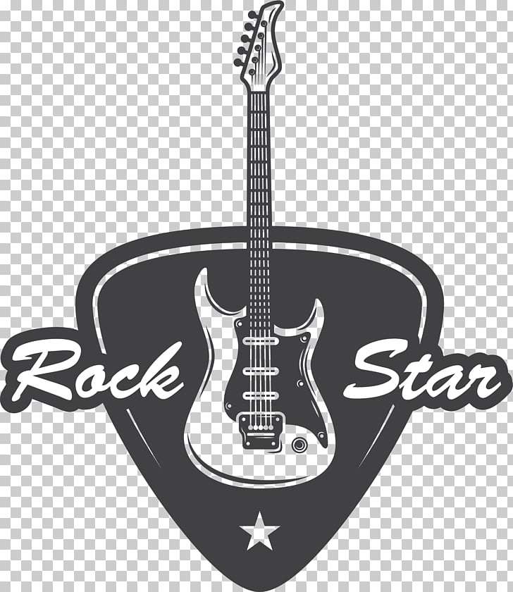 728x840 Bass Guitar Rock Music Stock Illustration, Rock Guitar Rock Star
