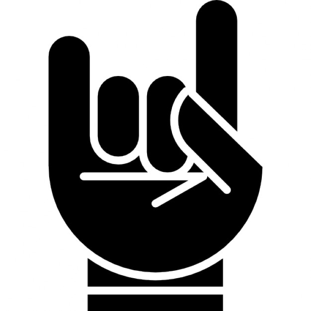 626x626 Rock Hand Icon