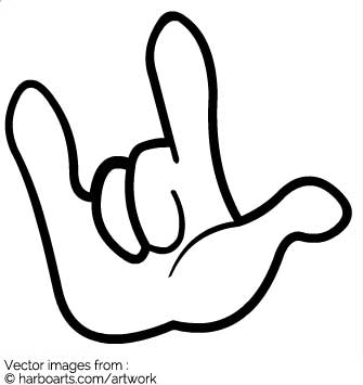 335x355 Download Rock Hand Sign
