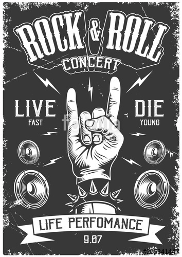 Rock N Roll Vector at Vectorified.com | Collection of Rock N Roll ...