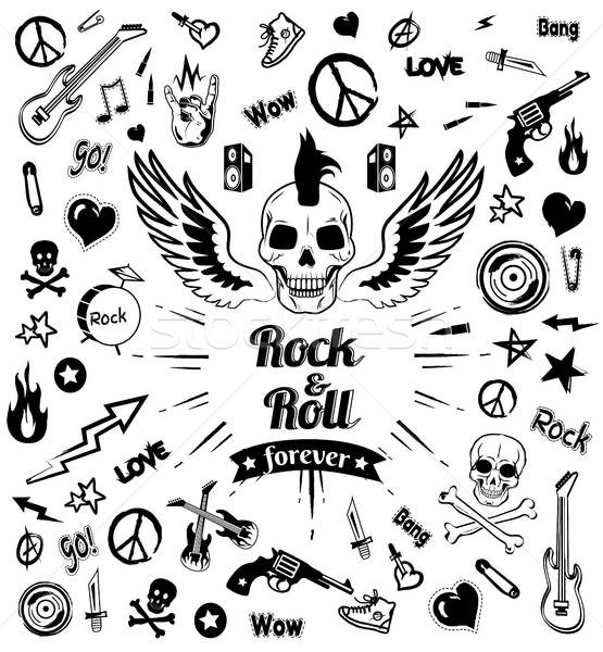 555x600 Rock N Roll Stock Vectors, Illustrations And Cliparts Stockfresh