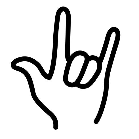 490x490 Rock N Roll Vector